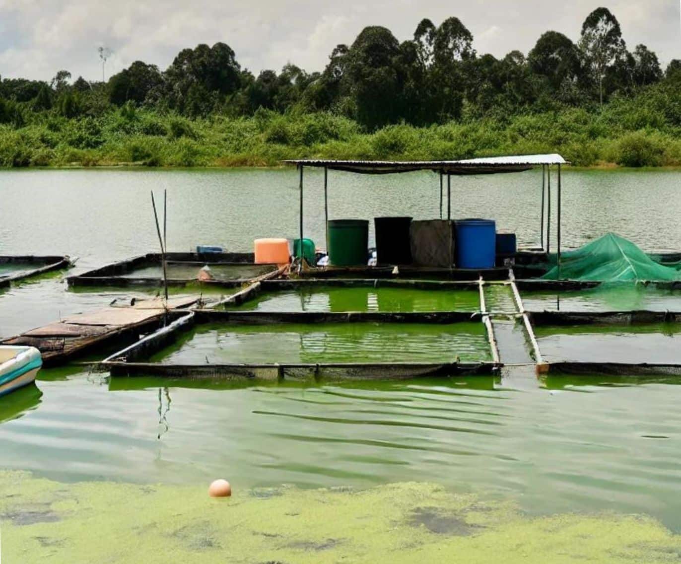 aquaculture affected by algae